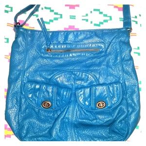Light blue/Turquoise crossbody bag